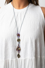 Load image into Gallery viewer, Paparazzi Knotted Keepsake Purple Necklace. Get Free Shipping. #P2SE-PRXX-226XX
