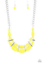 Load image into Gallery viewer, Paparazzi Law of the Jungle - Yellow Necklace. #P2ST-YWXX-064XX

