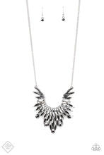 Load image into Gallery viewer, Paparazzi Necklace ~ Leave it to LUXE - Silver - October 2020 Fashion Fix Necklace
