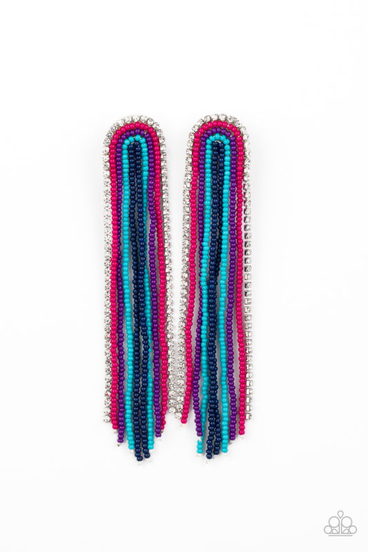 Paparazzi Let There BEAD Light Multi $5 Earrings. Seed Bead Earrings. Post Earring. Free Shipping