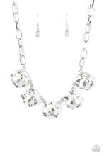 Load image into Gallery viewer, Limelight Luxury White Rhinestone $5 Necklace Paparazzi 2022 EMP exclusive. Get Free Shipping!
