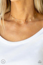 Load image into Gallery viewer, Little Miss Americana Gold Star Dainty Necklace Paparazzi Accessories. Subscribe &amp; Save. 
