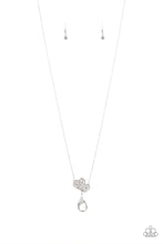 Load image into Gallery viewer, Paparazzi Lover - White Lanyard Necklace with matching earrings #P2LN-WTXX-077XX
