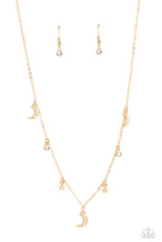 Load image into Gallery viewer, Lunar Lagoon Gold Necklace Paparazzi $5 Jewelry. #P2DA-GDXX-287XX. Get Free Shipping
