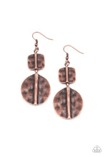 Load image into Gallery viewer, Lure Allure - Copper Earring Paparazzi Accessories in Antique copper shimmer 
