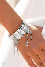 Load image into Gallery viewer, Paparazzi March 2023 Fashion Fix Bracelet: &quot;CHAIN Showers - White&quot; (P9ST-WTXX-038NH). 
