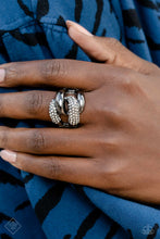 Load image into Gallery viewer, Paparazzi Fashion Fix $5 Ring: &quot;Alluring Ace - Black&quot; (P4RE-BKXX-255LW). Get Free Shipping

