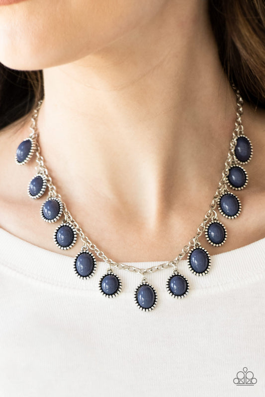 Paparazzi Necklace ~ Make Some ROAM - Blue Necklace