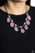 Load image into Gallery viewer, Maldives Mural Pink Necklace Paparazzi Accessories. Get Free Shipping. #P2ST-PKXX-141XX. Iridescent
