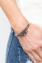 Load image into Gallery viewer, Mandala Mindfulness Silver Cuff Dainty Bracelet Paparazzi Accessories. Subscribe &amp; Save.
