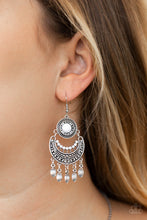 Load image into Gallery viewer, Paparazzi Earring ~ Mantra to Mantra - White
