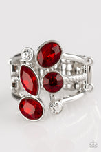 Load image into Gallery viewer, Metro Mingle - Red Ring Paparazzi Accessories $5 Jewelry. Subscribe &amp; Save!
