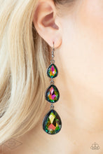 Load image into Gallery viewer, Metro Momentum Multi Oil Spill Earrings Paparazzi Accessories $5 Jewelry #P5RE-MTXX-094XX

