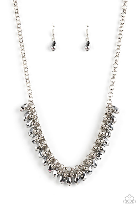 Paparazzi Metro Monarchy Silver Necklace. #P2RE-SVXX-423XX. Subscribe & Save. $8 Jewelry.