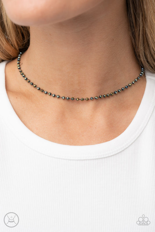Paparazzi Mini MVP - Multi Oil Spill Choker Necklace. Subscribe & Save! #P2CH-MTXX-025XX
