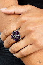 Load image into Gallery viewer, Paparazzi Minnesota Magic Purple Heart Ring. #P4RE-PRXX-165XX. Get Free Shipping. Dainty
