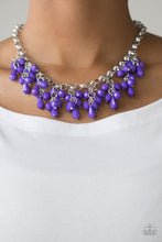 Load image into Gallery viewer, Paparazzi Necklace ~ Modern Macarena - Purple
