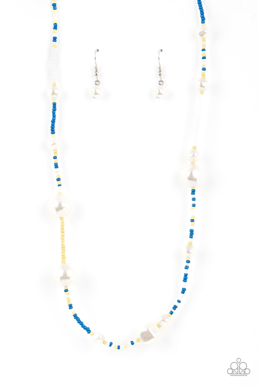 Paparazzi Modern Marina Blue Necklace. Get Free Shipping. #P2SE-BLXX-508GV.