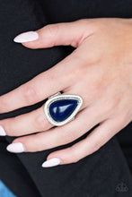 Load image into Gallery viewer, Paparazzi Ring ~ Mojave Mist - Blue Stone Ring
