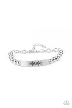 Load image into Gallery viewer, Mom Squad - Silver Bracelet Paparazzi Accessories. Subscribe &amp; Save. #P9WD-SVXX-196XX
