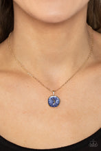 Load image into Gallery viewer, Paparazzi Moon Magic - Blue Moon Dainty Necklace
