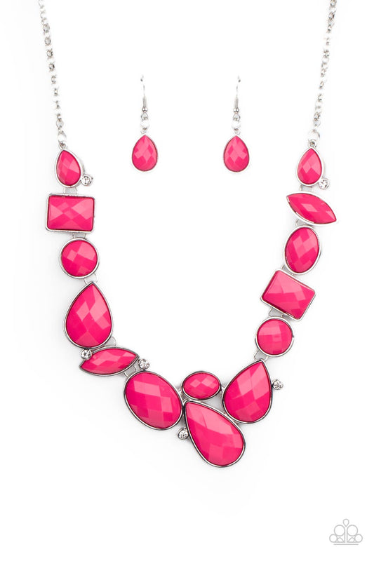 Mystical Mirage - Pink Necklace Paparazzi Accessories
