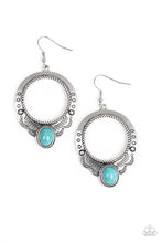 Load image into Gallery viewer, Paparazzi Earring ~ Natural Springs - Blue Stone Earring
