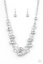 Load image into Gallery viewer, New Age Knockout - Silver Necklace Paparazzi Accessories $5 Jewelry. Shop online!
