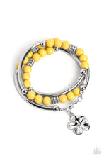 Load image into Gallery viewer, Off the WRAP Yellow Bracelet Paparazzi Accessories. Subscribe &amp; Save. #P9WH-YWXX-156XX
