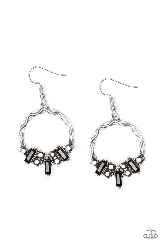 Paparazzi Earring ~ On The Uptrend - Black