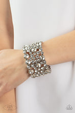 Load image into Gallery viewer, One Up White Rhinestones Zi Bracelet Paparazzi Accessories. Subscribe &amp; Save.  #Z922

