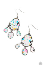 Load image into Gallery viewer, Paparazzi Organic Optimism White Earring. #P5SE-WTXX-219XX. Get Free Shipping. Earthy $5 Fringe
