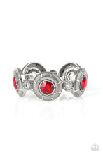 Load image into Gallery viewer, Original Opulence Red Bracelet Paparazzi Accessories $5 Jewelry Stretchy Bracelet
