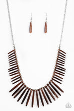 Load image into Gallery viewer, Paparazzi Necklace ~ Out of My Element - Brown

