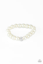 Load image into Gallery viewer, Paparazzi Bracelet ~ POSHing Your Luck - White Pearl Bracelet

