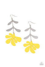 Load image into Gallery viewer, Palm Beach Bonanza Yellow Leaf Earrings Paparazzi Accessories. Subscribe &amp; Save! #P5WH-YWXX-172XX
