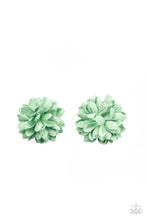Load image into Gallery viewer, Paparazzi Hair Accessories ~ Paper Paradise - Green Hair Clip Paparazzi Accessories

