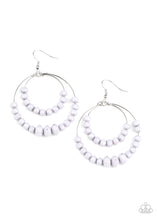 Load image into Gallery viewer, Paradise Party Silver Earring Paparazzi Accessories Hoop (P5WH-SVXX-211XX)
