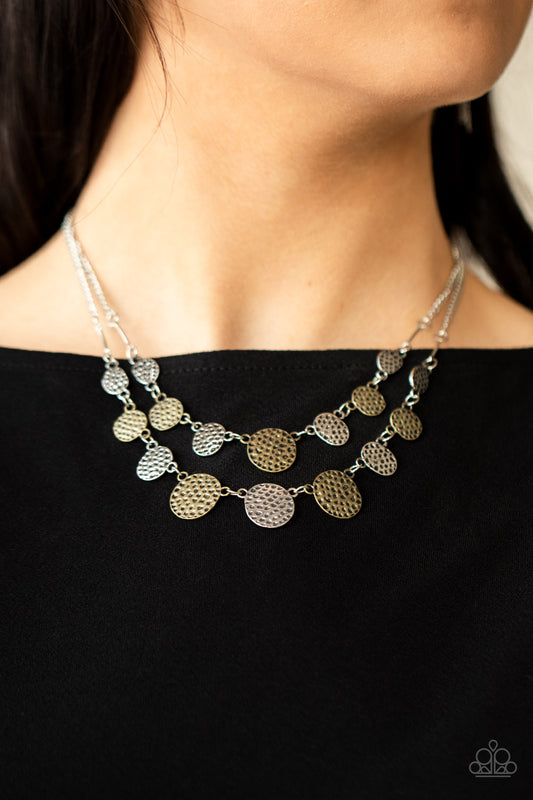 Paparazzi Pebble Me Pretty Multi Necklace. Get Free Shipping. P2SE-MTXX-214XX