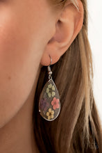 Load image into Gallery viewer, Paparazzi Earrings ~ Perennial Prairie - Multi Dried Floral Earring
