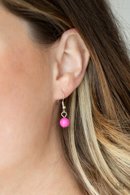 Paparazzi Necklace ~ Plateau Paradise - Pink Necklace