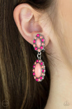 Load image into Gallery viewer, Paparazzi Earrings ~ Positively Pampered - Orange Clip-On Earring
