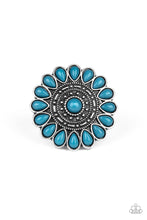 Load image into Gallery viewer, Posy Paradise - Blue Ring Paparazzi Accessories Teal Ring
