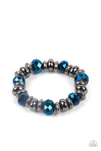 Load image into Gallery viewer, Power Pose Blue Bracelet Paparazzi Accessories. Subscribe &amp; Save. #P9ED-BLXX-038XX
