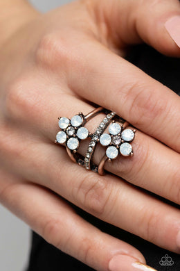 Precious Petals Copper Ring Paparazzi Accessories. Get Free Shipping. #P4WH-CPXX-145XX