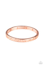 Load image into Gallery viewer, Precisely Petite - Shiny Copper Stretchy Bracelet Paparazzi Accessories
