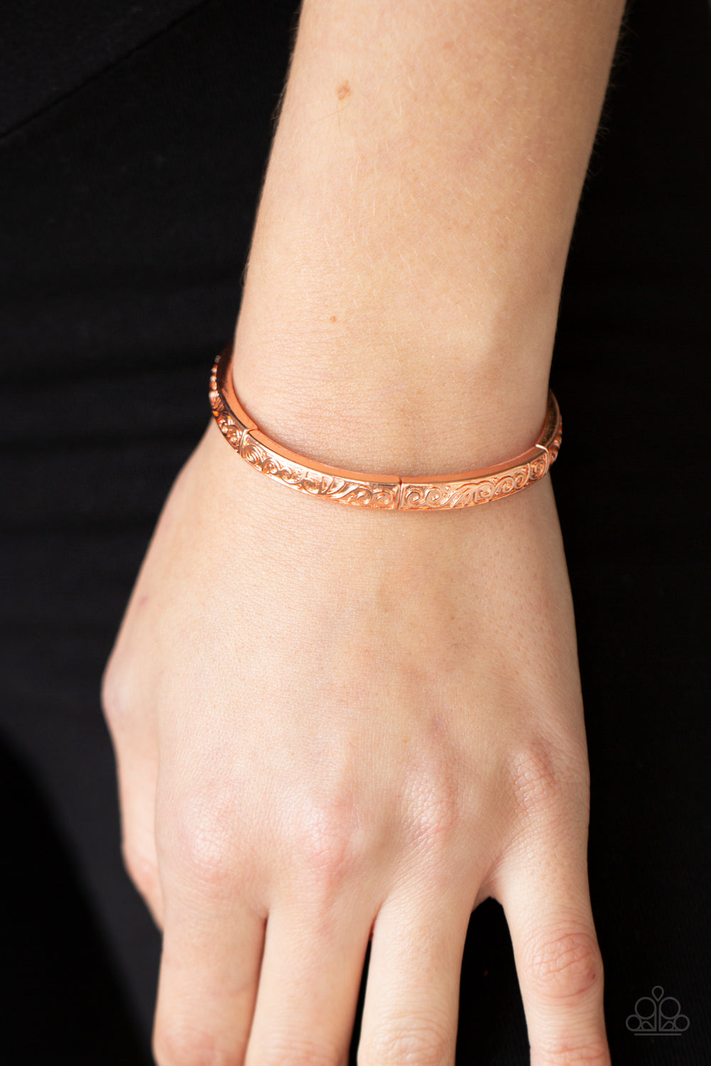 Paparazzi Bracelet ~ Precisely Petite - Copper