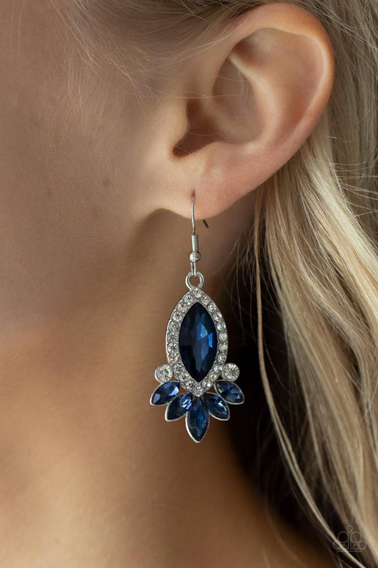 Paparazzi Prismatic Parade - Blue Earring