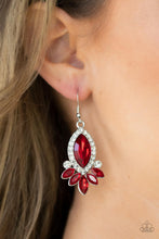 Load image into Gallery viewer, Paparazzi Prismatic Parade - Red Earrings $5 Jewelry online at AainaasTreasureBox. #P5RE-RDXX-156XX
