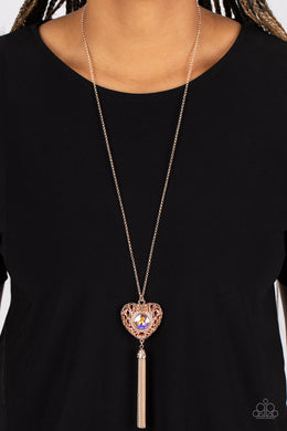 Prismatic Passion Rose Gold Heart Necklace Paparazzi Accessories. Subscribe & Save. 